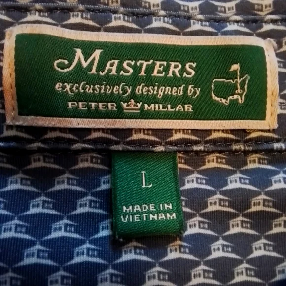 Masters Peter Millar Limited Edition Clubhouse Collection Crow's Nest Polo - L - Picture 9 of 11